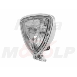 REFLEKTORY LIGHTBARY PRZEDNIE LAMPY PRZÓD TRÓJKĄTNE METAL CHROM H3 12V 55W