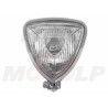 REFLEKTOR LIGHTBAR PRZEDNIA LAMPA PRZÓD TRÓJKĄTNA METAL CHROM H3 12V 55W