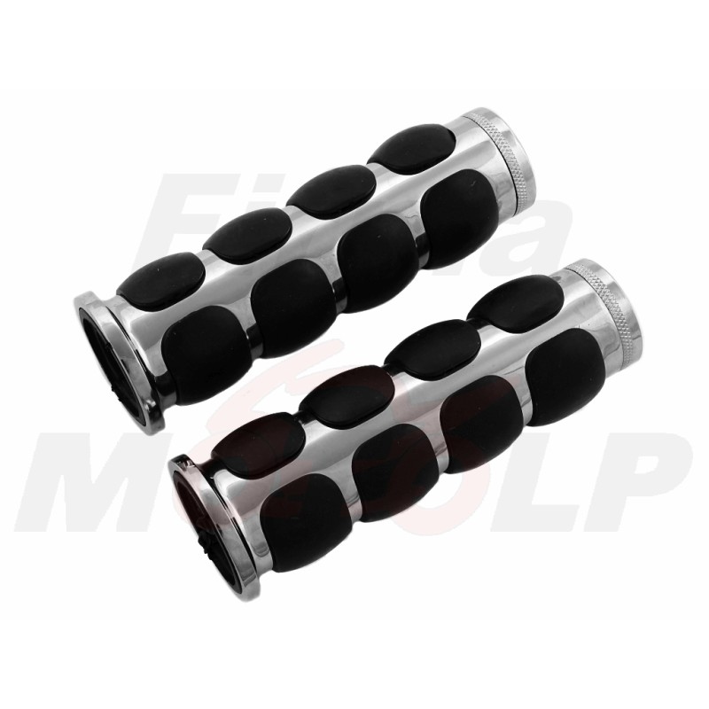 MANETKI GRIPY METALOWE CHROMOWANE CALOWE KIEROWNICY SUZUKI M1500 R C50 M90 VL 800 1500 1600 INTRUDER M1800 R BOULEVARD