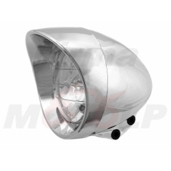 REFLEKTOR PRZEDNIA LAMPA PRZÓD CHROM CHOPPER BOBBER DRAG CRUISER KLASYK
