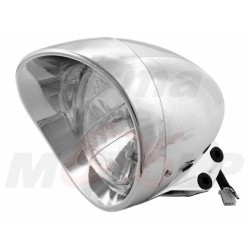 REFLEKTOR PRZEDNIA LAMPA PRZÓD CHROM CHOPPER BOBBER DRAG CRUISER KLASYK