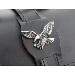 TYLNY CENTRALNY KUFER TYŁ SKÓRZANY Z ZAMKIEM 30L SUZUKI GZ 125 MARAUDER VL 125 INTRUDER