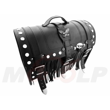 TYLNY CENTRALNY KUFER TYŁ SKÓRZANY Z ZAMKIEM 30L YAMAHA XV 250 VIRAGO XVS 250 DRAG STAR
