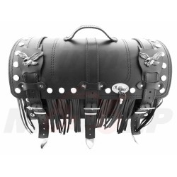 TYLNY CENTRALNY KUFER TYŁ SKÓRZANY Z ZAMKIEM 30L YAMAHA XV 250 VIRAGO XVS 250 DRAG STAR