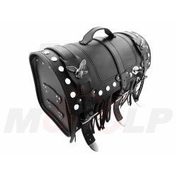 TYLNY CENTRALNY KUFER TYŁ SKÓRZANY Z ZAMKIEM 30L YAMAHA XV 250 VIRAGO XVS 250 DRAG STAR