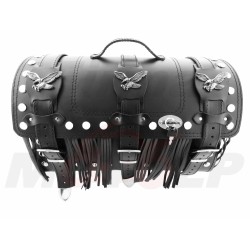 TYLNY CENTRALNY KUFER TYŁ SKÓRZANY Z ZAMKIEM 30L YAMAHA XV 250 VIRAGO XVS 250 DRAG STAR