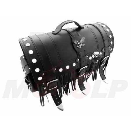 TYLNY CENTRALNY KUFER TYŁ SKÓRZANY Z ZAMKIEM 30L YAMAHA XV 250 VIRAGO XVS 250 DRAG STAR