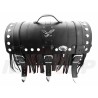 TYLNY CENTRALNY KUFER TYŁ SKÓRZANY Z ZAMKIEM 30L YAMAHA XV 250 VIRAGO XVS 250 DRAG STAR