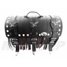 TYLNY CENTRALNY KUFER TYŁ SKÓRZANY Z ZAMKIEM 30L YAMAHA XV 250 VIRAGO XVS 250 DRAG STAR