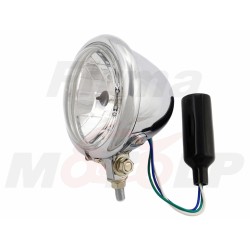 REFLEKTORY LIGHTBARY PRZEDNIE LAMPY PRZÓD CHROM METAL LUSTRZANKA 4,5 CALA