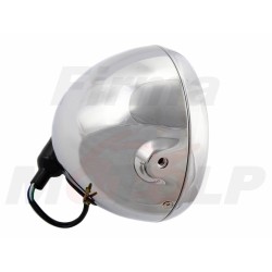 REFLEKTOR LIGHTBAR PRZEDNIA LAMPA PRZÓD CHROM METAL LUSTRZANKA 7 CALI H4 12V 60/55W