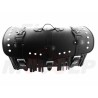 TYLNY CENTRALNY KUFER TYŁ SKÓRZANY Z ZAMKIEM I ĆWIEKAMI 48L 60CM Z KIESZENIAMI NA 2 KASKI ZAMEK CHOPPER DRAG CRUISER KLASYK
