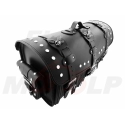 TYLNY CENTRALNY KUFER TYŁ SKÓRZANY Z ZAMKIEM I ĆWIEKAMI 48L Z KIESZENIAMI 60CM SUZUKI GZ MARAUDER VL INTRUDER VZ VS C50