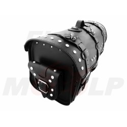 TYLNY CENTRALNY KUFER TYŁ SKÓRZANY Z ZAMKIEM I ĆWIEKAMI 48L Z KIESZENIAMI 60CM SUZUKI GZ MARAUDER VL INTRUDER VZ VS C50