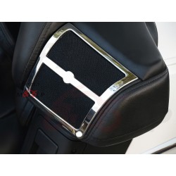 NAKŁADKI TYLNYCH GŁOŚNIKÓW TYŁ OZDOBY CHROMOWANE AKCENTY HONDA GL 1800 GOLD WING roczniki 2006-2015 OBWÓDKI