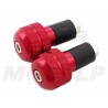 CIĘŻARKI KOŃCÓWKI ZAKOŃCZENIA KIEROWNICY 22MM METALOWE CZERWONE ROZPOROWE