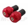 CIĘŻARKI KOŃCÓWKI ZAKOŃCZENIA KIEROWNICY 22MM METALOWE CZERWONE ROZPOROWE