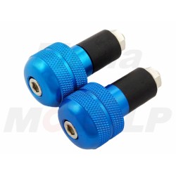 CIĘŻARKI KOŃCÓWKI ZAKOŃCZENIA KIEROWNICY 22MM METALOWE NIEBIESKIE ROZPOROWE
