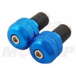 CIĘŻARKI KOŃCÓWKI ZAKOŃCZENIA KIEROWNICY 22MM METALOWE NIEBIESKIE ROZPOROWE
