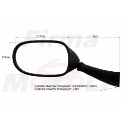 LUSTRA LUSTERKA SUZUKI GS GSX 250 400E 500 550E 750E 1100 GSF 1200 BANDIT (96-00) HOMOLOGACJA E9