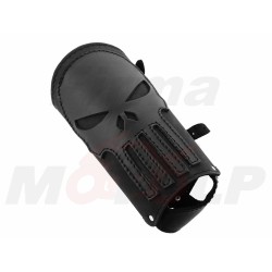DUŻY SKÓRZANY UCHWYT MOCOWANIE NA NAPÓJ BUTELKĘ 1.5L NA GMOL RURKĘ PUNISHER CHOPPER DRAG CRUISER