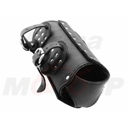 DUŻY SKÓRZANY UCHWYT MOCOWANIE NA NAPÓJ BUTELKĘ 1.5L NA GMOL RURKĘ PUNISHER CHOPPER DRAG CRUISER