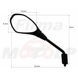 LUSTRA LUSTERKA GILERA FUOCO 500 / STALKER 50 ROCZNIKI OD 2007 HOMOLOGACJA E11