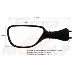 LUSTRA LUSTERKA KAWASAKI ZX6R ZX9R ZX-6R ZX-9R ZX 6 R ROCZNIKI 1998-2003 HOMOLOGACJA E9