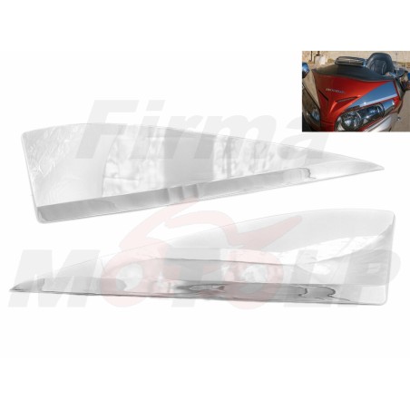 AKCENTY LISTWY OZDOBY PODSZYBIA NA OWIEWKĘ CHROM HONDA GL 1800 GOLD WING ROCZNIKI 2012-2017