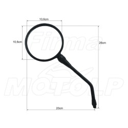 LUSTERKA HONDA CRM 75 125 NX 650 DOMINATOR XL 600 TRANSALP XR 650 R XRV 750 AFRICA TWIN HOMOLOGACJA E9