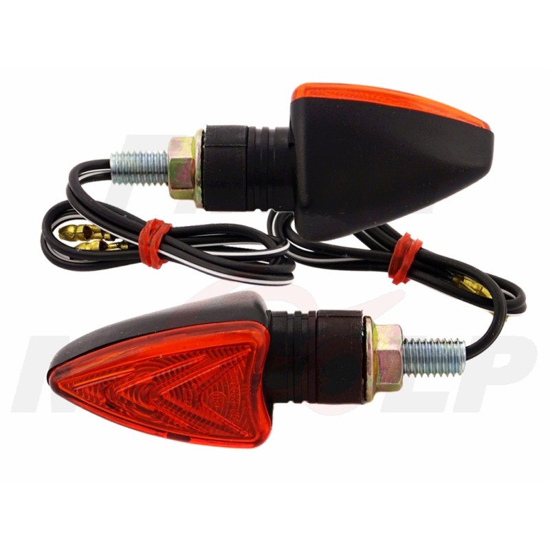 MINI MIGACZE KIERUNKOWSKAZY KIERUNKI STRZAŁKA CZARNE 12V 21W HOMOLOGACJA E11