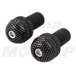 CIĘŻARKI KOŃCÓWKI ZAKOŃCZENIA KIEROWNICY 22MM METALOWE ROZPOROWE CARBON