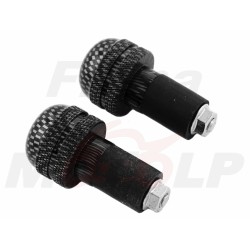 CIĘŻARKI KOŃCÓWKI ZAKOŃCZENIA KIEROWNICY 22MM METALOWE ROZPOROWE CARBON