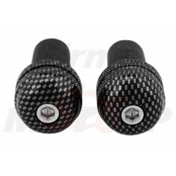 CIĘŻARKI KOŃCÓWKI ZAKOŃCZENIA KIEROWNICY 22MM METALOWE ROZPOROWE CARBON