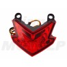 TYLNA LAMPA TYŁ LED CZERWONA Z KIERUNKOWSKAZAMI KAWASAKI Z125 Z800 ZX-6R ZX6 R roczniki 2013-2022