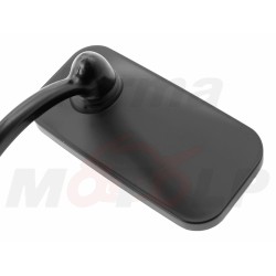 LUSTRO LUSTERKO SFERYCZNE PROSTOKĄTNE CZARNY MAT DO MONTAŻU W KIEROWNICY