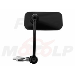 LUSTRA LUSTERKA SFERYCZNE PROSTOKĄTNE CZARNY MAT DO MONTAŻU W KIEROWNICY