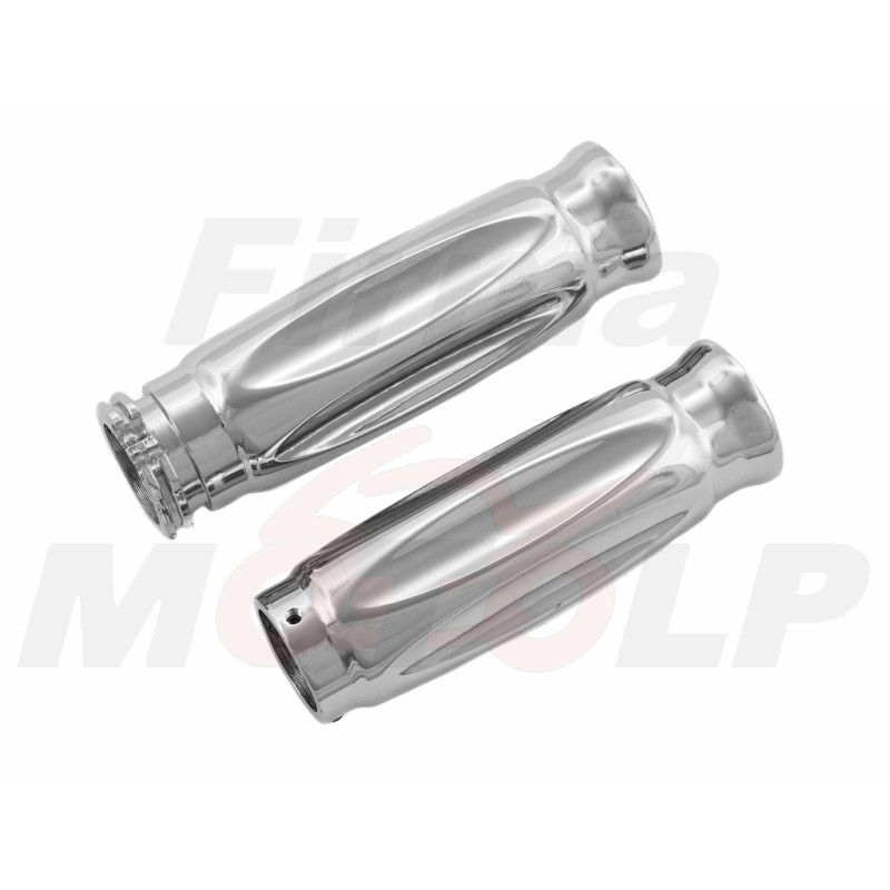TUNING MANETKI CALOWE 25,4MM 1 CAL METALOWE CHROMOWANE CHOPPER DRAG KLASYK