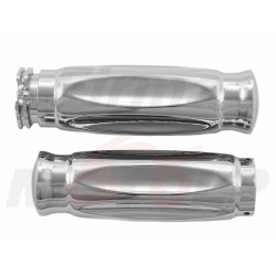 TUNING MANETKI CALOWE 25,4MM 1 CAL METALOWE CHROMOWANE CHOPPER DRAG KLASYK