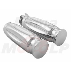 MANETKI GRIPY METALOWE CHROMOWANE 1 CAL CALOWE KAWASAKI VN 1500 1600 1700 2000 VULCAN NOMAD MEAN STREAK