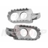 STALOWE SREBRNE PODNÓŻKI STOPKI KAWASAKI KX 125 250 500 KDX 200 220 250