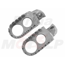 STALOWE SREBRNE PODNÓŻKI STOPKI KAWASAKI KX 125 250 500 KDX 200 220 250