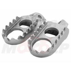 STALOWE SREBRNE PODNÓŻKI STOPKI KAWASAKI KX 125 250 500 KDX 200 220 250