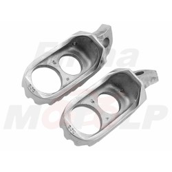 STALOWE SREBRNE PODNÓŻKI STOPKI KAWASAKI KX 125 250 500 KDX 200 220 250