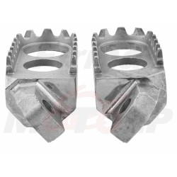 STALOWE SREBRNE PODNÓŻKI STOPKI KAWASAKI KX 125 250 500 KDX 200 220 250
