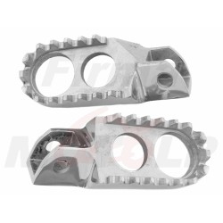 STALOWE SREBRNE PODNÓŻKI STOPKI HONDA CR 125 R 250 R 500 R ROCZNIKI 1988-1994