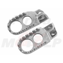 STALOWE SREBRNE PODNÓŻKI STOPKI HONDA CR 125 R 250 R 500 R ROCZNIKI 1988-1994