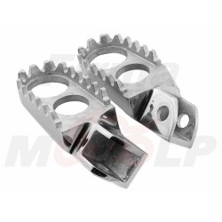 STALOWE SREBRNE PODNÓŻKI STOPKI HONDA CR 125 R 250 R 500 R ROCZNIKI 1988-1994