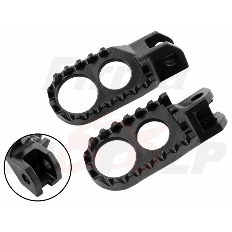 STALOWE CZARNE PODNÓŻKI STOPKI KAWASAKI KX 125 250 KXF 250 450 KX 250 450 F