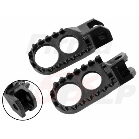 STALOWE CZARNE PODNÓŻKI STOPKI KAWASAKI KX 125 250 KXF 250 450 KX 250 450 F